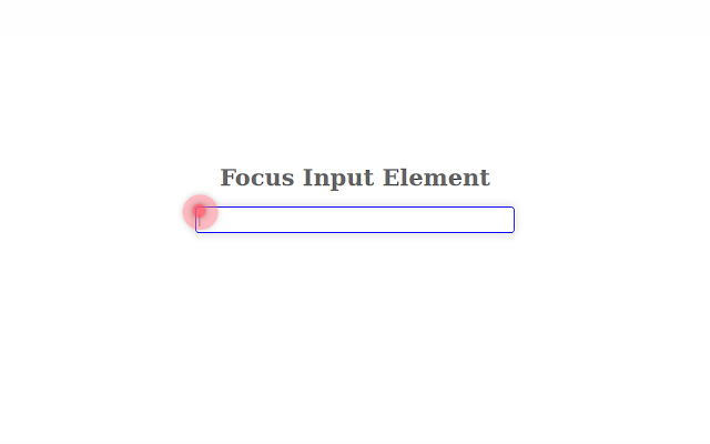 Focus input element from Chrome web store to be run with OffiDocs Chromium online Focus input element from Chrome web store to be run with OffiDocs Chromium online