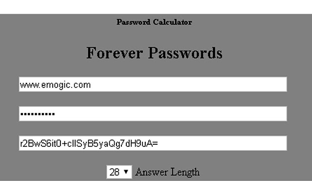 Forever Passwords by Emogic from Chrome web store to be run with OffiDocs Chromium online Forever Passwords by Emogic from Chrome web store to be run with OffiDocs Chromium online