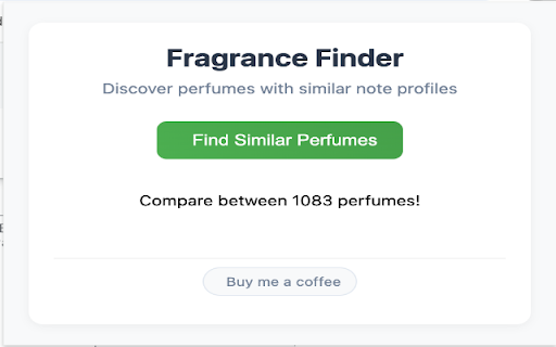 Fragrance Finder from Chrome web store to be run with OffiDocs Chromium online Fragrance Finder from Chrome web store to be run with OffiDocs Chromium online