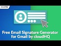 Free Email Signature Generator by cloudHQ from Chrome web store to be run with OffiDocs Chromium online Free Email Signature Generator by cloudHQ from Chrome web store to be run with OffiDocs Chromium online