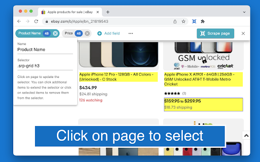 Free Web Scraper: Fast, Simple Web Scraping from Chrome web store to be run with OffiDocs Chromium online Free Web Scraper: Fast, Simple Web Scraping from Chrome web store to be run with OffiDocs Chromium online