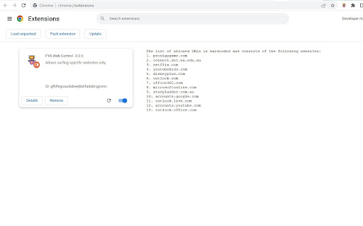 FYA Web Control from Chrome web store to be run with OffiDocs Chromium online FYA Web Control from Chrome web store to be run with OffiDocs Chromium online