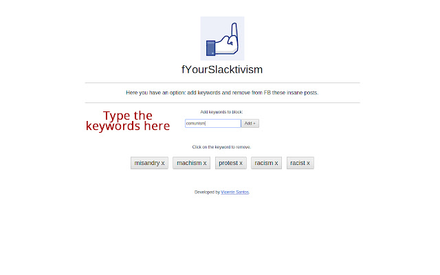 fYourSlacktivism from Chrome web store to be run with OffiDocs Chromium online fYourSlacktivism from Chrome web store to be run with OffiDocs Chromium online