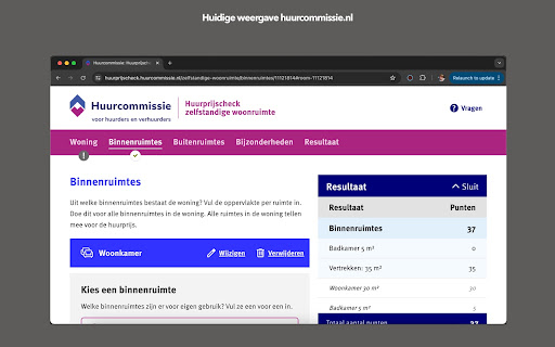 Gebruiksvriendlijk voor huurcommissie.nl from Chrome web store to be run with OffiDocs Chromium online Gebruiksvriendlijk voor huurcommissie.nl from Chrome web store to be run with OffiDocs Chromium online