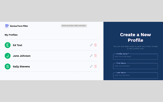 Genius Form Filler from Chrome web store to be run with OffiDocs Chromium online Genius Form Filler from Chrome web store to be run with OffiDocs Chromium online