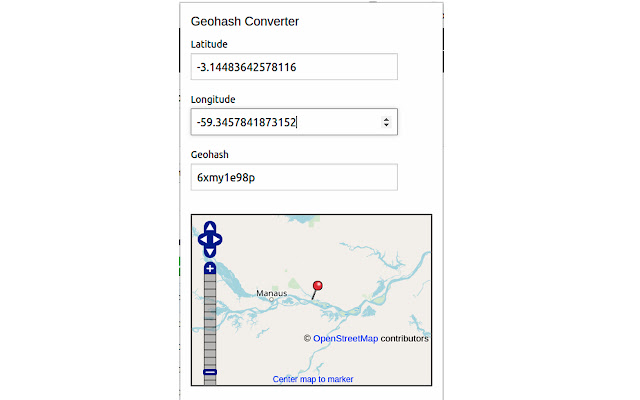 Geohash Converter from Chrome web store to be run with OffiDocs Chromium online Geohash Converter from Chrome web store to be run with OffiDocs Chromium online