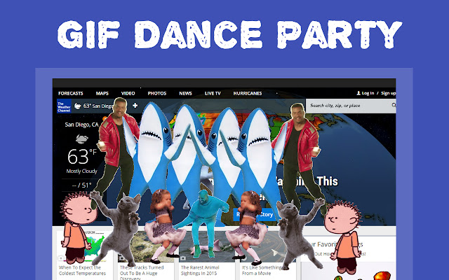 GIF Dance Party Extension from Chrome web store to be run with OffiDocs Chromium online GIF Dance Party Extension from Chrome web store to be run with OffiDocs Chromium online