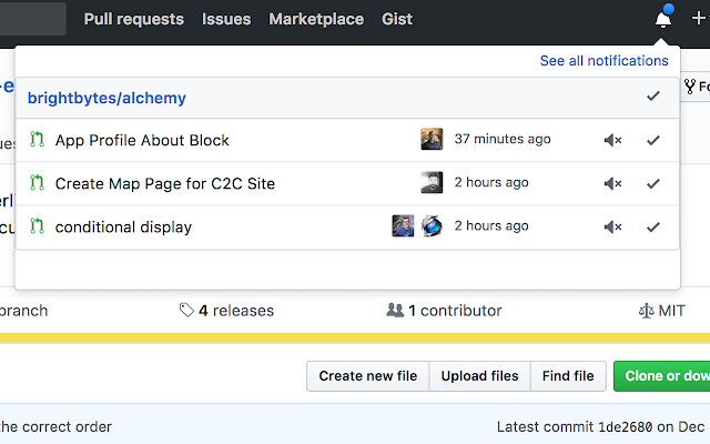 GitHub Notifications Popover from Chrome web store to be run with OffiDocs Chromium online GitHub Notifications Popover from Chrome web store to be run with OffiDocs Chromium online