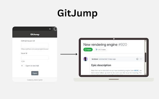 GitJump from Chrome web store to be run with OffiDocs Chromium online GitJump from Chrome web store to be run with OffiDocs Chromium online