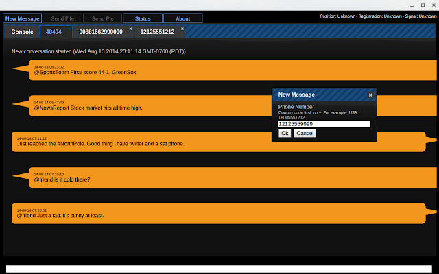 Global Satellite Messenger from Chrome web store to be run with OffiDocs Chromium online Global Satellite Messenger from Chrome web store to be run with OffiDocs Chromium online