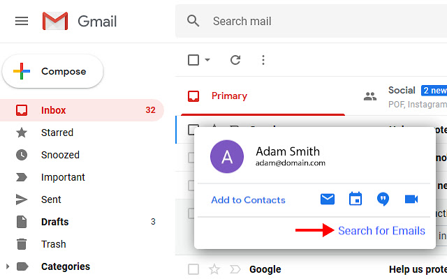 Gmail Emails for Contact from Chrome web store to be run with OffiDocs Chromium online Gmail Emails for Contact from Chrome web store to be run with OffiDocs Chromium online