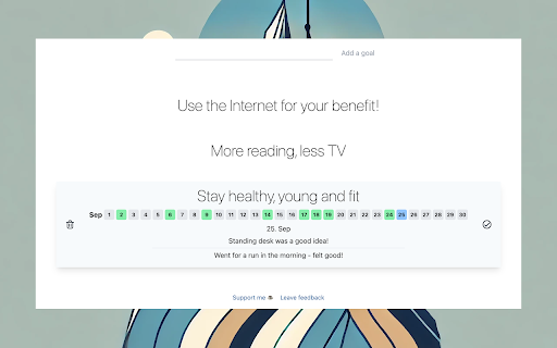GoalMet Achieve your goals from Chrome web store to be run with OffiDocs Chromium online GoalMet Achieve your goals from Chrome web store to be run with OffiDocs Chromium online