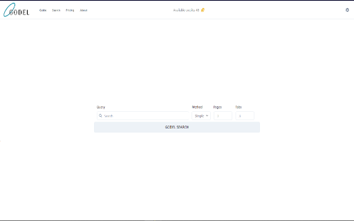Godel Search Extension (beta) from Chrome web store to be run with OffiDocs Chromium online Godel Search Extension (beta) from Chrome web store to be run with OffiDocs Chromium online