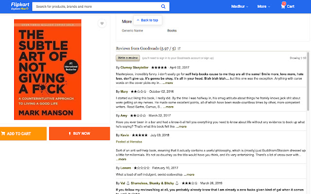 Goodreads for Flipkart from Chrome web store to be run with OffiDocs Chromium online Goodreads for Flipkart from Chrome web store to be run with OffiDocs Chromium online