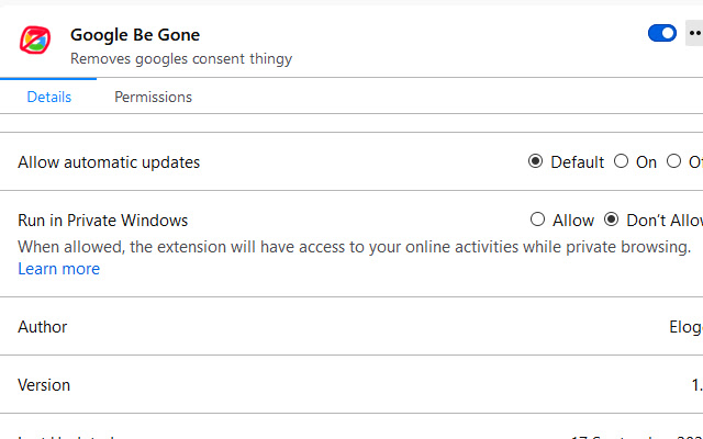 Google Be Gone from Chrome web store to be run with OffiDocs Chromium online Google Be Gone from Chrome web store to be run with OffiDocs Chromium online