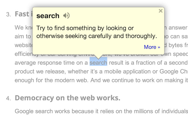 Google Dictionary (by Google) from Chrome web store to be run with OffiDocs Chromium online Google Dictionary (by Google) from Chrome web store to be run with OffiDocs Chromium online