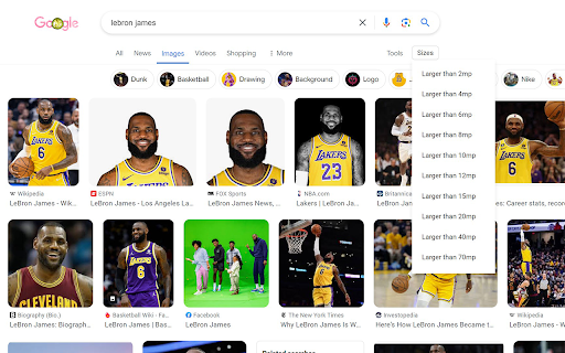 Google Image Search Sizer from Chrome web store to be run with OffiDocs Chromium online Google Image Search Sizer from Chrome web store to be run with OffiDocs Chromium online
