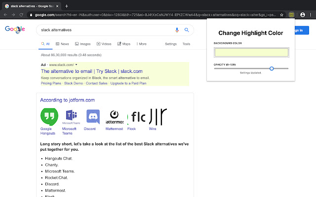Google Search Ads Highlighter from Chrome web store to be run with OffiDocs Chromium online Google Search Ads Highlighter from Chrome web store to be run with OffiDocs Chromium online
