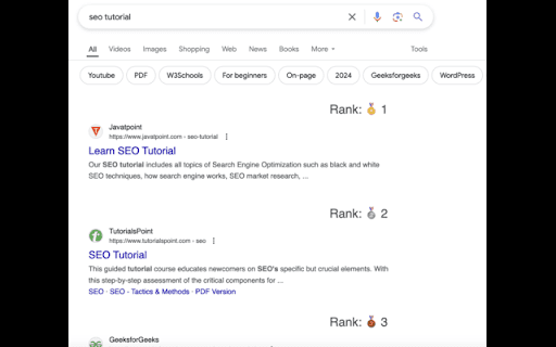 Google Search Rank Viewer from Chrome web store to be run with OffiDocs Chromium online Google Search Rank Viewer from Chrome web store to be run with OffiDocs Chromium online