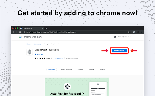 GP LITE: FB™️ Group Bulk Poster Simple, Free, Easy Posting from Chrome web store to be run with OffiDocs Chromium online GP LITE: FB™️ Group Bulk Poster Simple, Free, Easy Posting from Chrome web store to be run with OffiDocs Chromium online
