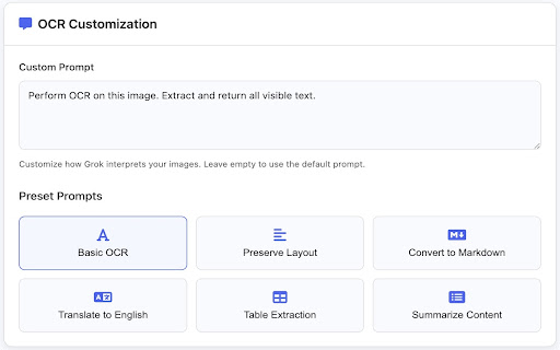Grok OCR from Chrome web store to be run with OffiDocs Chromium online Grok OCR from Chrome web store to be run with OffiDocs Chromium online