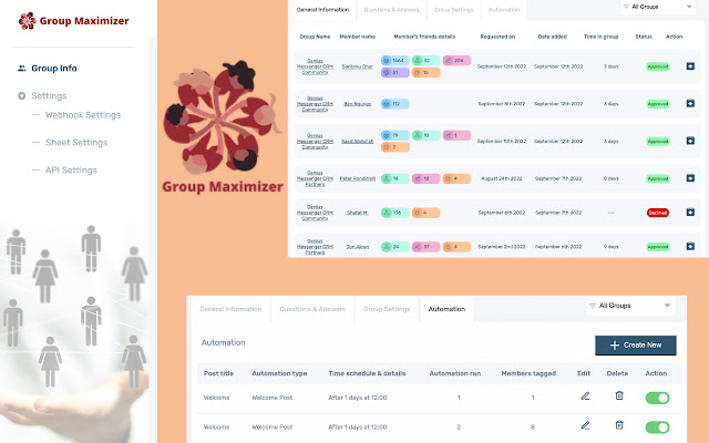 Group Maximizer from Chrome web store to be run with OffiDocs Chromium online Group Maximizer from Chrome web store to be run with OffiDocs Chromium online