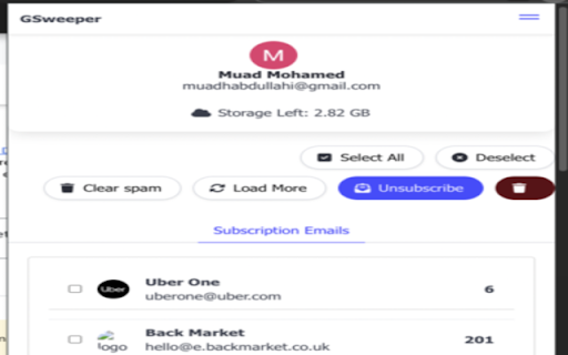 Gsweeper from Chrome web store to be run with OffiDocs Chromium online Gsweeper from Chrome web store to be run with OffiDocs Chromium online