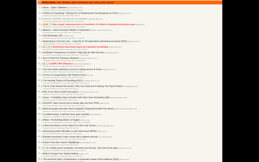 Hacker News X2 from Chrome web store to be run with OffiDocs Chromium online Hacker News X2 from Chrome web store to be run with OffiDocs Chromium online