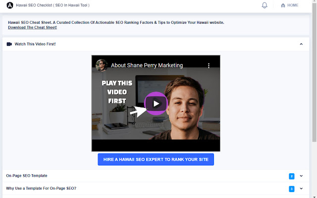 Hawaii SEO Checklist ( SEO In Hawaii Tool ) from Chrome web store to be run with OffiDocs Chromium online Hawaii SEO Checklist ( SEO In Hawaii Tool ) from Chrome web store to be run with OffiDocs Chromium online