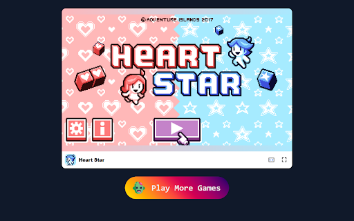 Heart Star Game Solve Puzzles with Dual Character Mechanics! from Chrome web store to be run with OffiDocs Chromium online Heart Star Game Solve Puzzles with Dual Character Mechanics! from Chrome web store to be run with OffiDocs Chromium online
