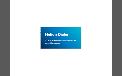 Helion Dialer from Chrome web store to be run with OffiDocs Chromium online Helion Dialer from Chrome web store to be run with OffiDocs Chromium online