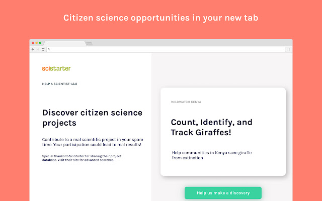 Help a Scientist from Chrome web store to be run with OffiDocs Chromium online Help a Scientist from Chrome web store to be run with OffiDocs Chromium online