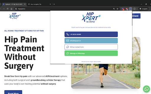 HipXpert Connect from Chrome web store to be run with OffiDocs Chromium online HipXpert Connect from Chrome web store to be run with OffiDocs Chromium online