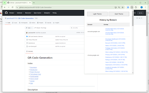 History Sorter by Domain and Date from Chrome web store to be run with OffiDocs Chromium online History Sorter by Domain and Date from Chrome web store to be run with OffiDocs Chromium online