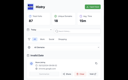 Histry from Chrome web store to be run with OffiDocs Chromium online Histry from Chrome web store to be run with OffiDocs Chromium online