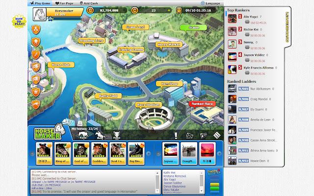 Horsemaker : Horse Racing Game from Chrome web store to be run with OffiDocs Chromium online Horsemaker : Horse Racing Game from Chrome web store to be run with OffiDocs Chromium online