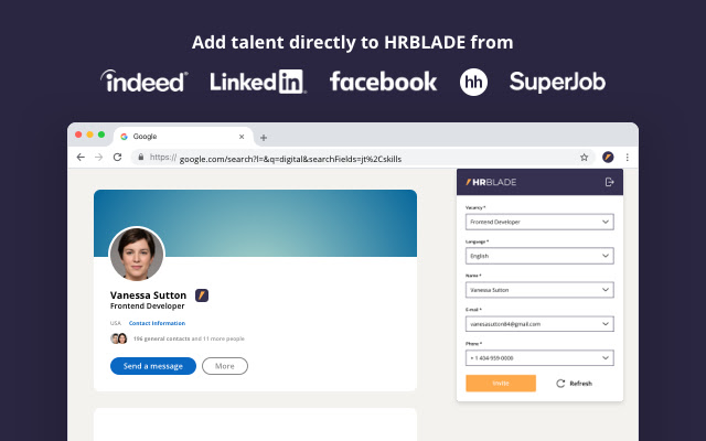 HRBLADE Talent Cliper from Chrome web store to be run with OffiDocs Chromium online HRBLADE Talent Cliper from Chrome web store to be run with OffiDocs Chromium online