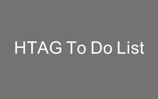 HTAG To Do List from Chrome web store to be run with OffiDocs Chromium online HTAG To Do List from Chrome web store to be run with OffiDocs Chromium online