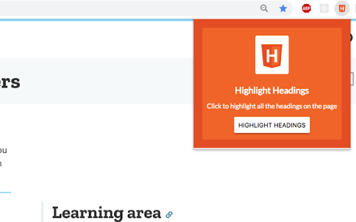 HTML Heading Highlighter from Chrome web store to be run with OffiDocs Chromium online HTML Heading Highlighter from Chrome web store to be run with OffiDocs Chromium online