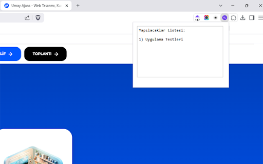 Hızlı Not Defteri from Chrome web store to be run with OffiDocs Chromium online Hızlı Not Defteri from Chrome web store to be run with OffiDocs Chromium online