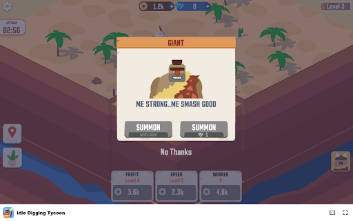 Idle Digging Tycoon Game Become the Ultimate Mining Tycoon! from Chrome web store to be run with OffiDocs Chromium online Idle Digging Tycoon Game Become the Ultimate Mining Tycoon! from Chrome web store to be run with OffiDocs Chromium online