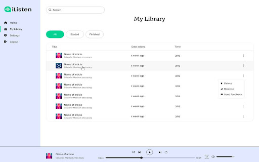 IListen AI from Chrome web store to be run with OffiDocs Chromium online IListen AI from Chrome web store to be run with OffiDocs Chromium online