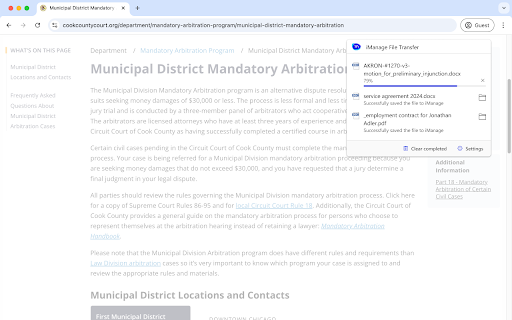 iManage File Transfer from Chrome web store to be run with OffiDocs Chromium online iManage File Transfer from Chrome web store to be run with OffiDocs Chromium online