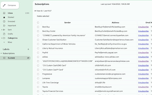 InboxCleaner from Chrome web store to be run with OffiDocs Chromium online InboxCleaner from Chrome web store to be run with OffiDocs Chromium online