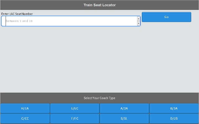 Indian Train Seat Locator from Chrome web store to be run with OffiDocs Chromium online Indian Train Seat Locator from Chrome web store to be run with OffiDocs Chromium online