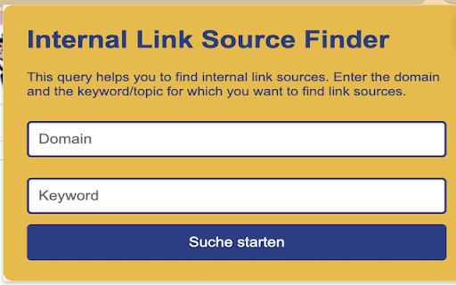 Internal Link Source Detector from Chrome web store to be run with OffiDocs Chromium online Internal Link Source Detector from Chrome web store to be run with OffiDocs Chromium online