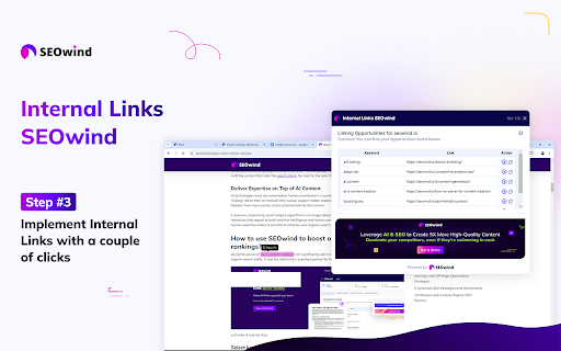 Internal Links SEOwind from Chrome web store to be run with OffiDocs Chromium online Internal Links SEOwind from Chrome web store to be run with OffiDocs Chromium online