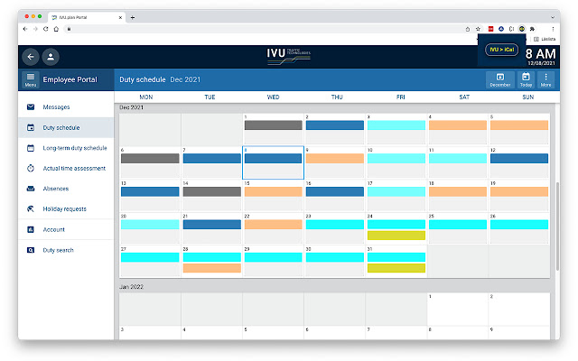 IVU RAPID Duty schedule till iCal export from Chrome web store to be run with OffiDocs Chromium online IVU RAPID Duty schedule till iCal export from Chrome web store to be run with OffiDocs Chromium online