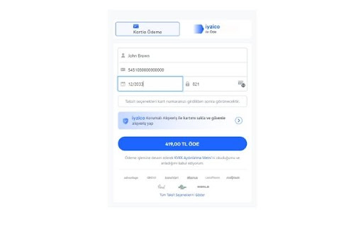 Iyzico Test Card Parser from Chrome web store to be run with OffiDocs Chromium online Iyzico Test Card Parser from Chrome web store to be run with OffiDocs Chromium online