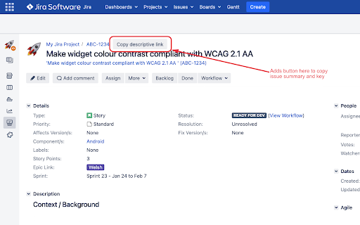 Jira descriptive link from Chrome web store to be run with OffiDocs Chromium online Jira descriptive link from Chrome web store to be run with OffiDocs Chromium online